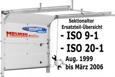 ISO 9-1 & ISO 20-1 Bj. 08.1999 bis 03.2006 ISO 9-1 & ISO 20-1 Bj. 08.1999 bis 03.2006