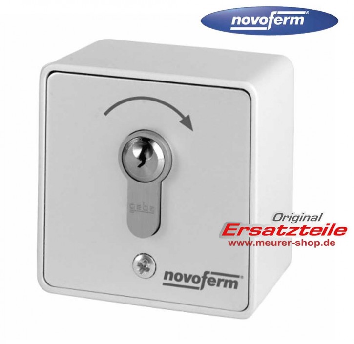 Schlüsseltaster 1-fach Signal 412 Aufputz Novoferm