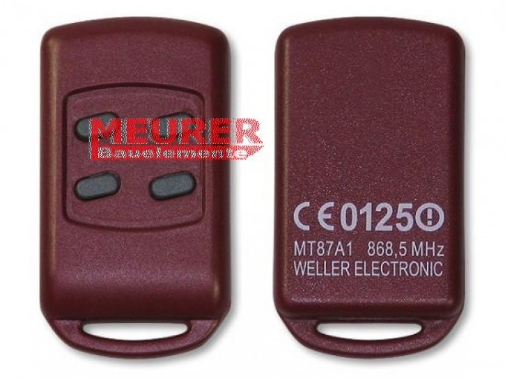 Ersatz für Handsender MT87A3-4 MT87A2 MT87A1 Weller alt Roma Alulux 868,5 Mhz 
