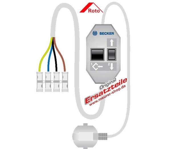 Leihweise das Becker Einstellset, Lernkabel für elektrische Roto Rollladen