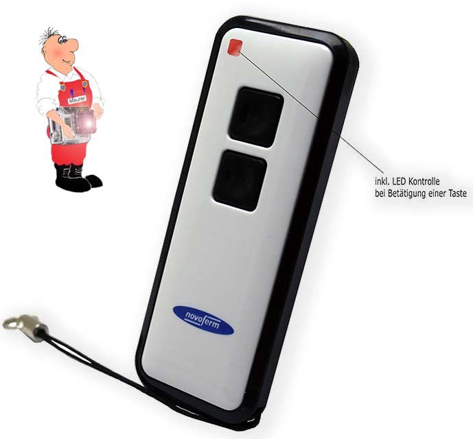 2-Kanal Novoferm Mini-Novotron 522 Handsender