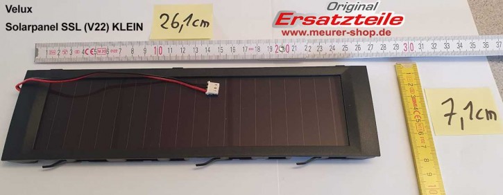Solar Modul KLEIN, Panel Velux SSL Rollladen ab Bj. 2013