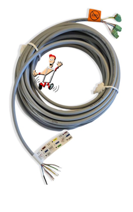 Anschlusskabel für Taster 10m WDT Tronic Steuerung