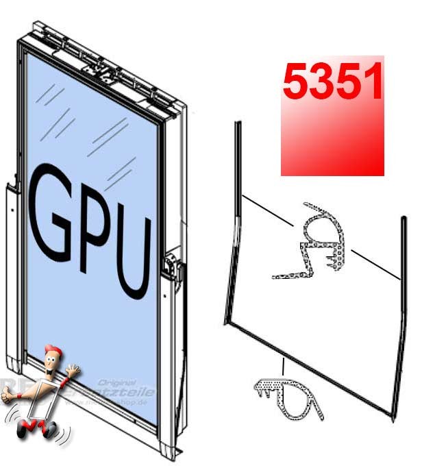 Velux Falz Dichtung 5351 GPU Kunststoff Dachfenster Ecken geschweißt