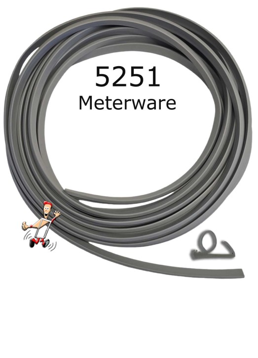 5251 Falz Dichtung GGU Kunststoff Dachfenster 1990 bis 2000 Meterware