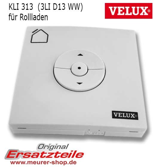 KLI 313 WW Velux Bedientaster für Rollladen