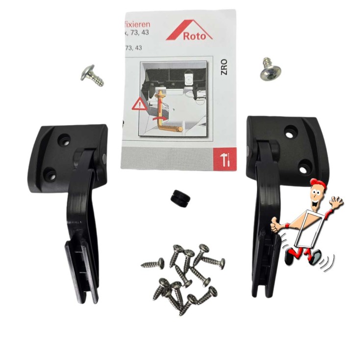 Stützlager, Halter für Roto ZRO Rollladen RT2 Führungsschienen