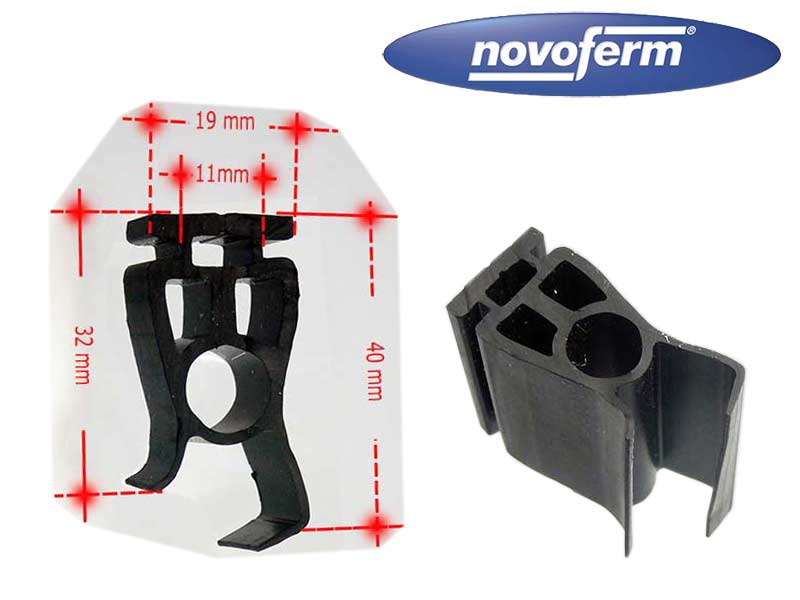 Bodendichtung Novoferm/Siebau Sektionaltor, je laufender Meter-36008001