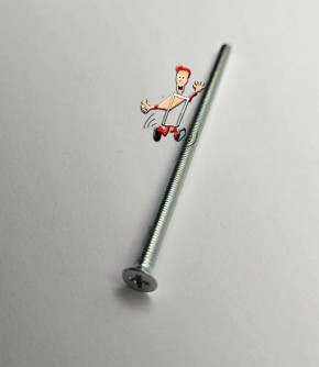 zu 1-146 Schraube Senkkopf M4x90 mm