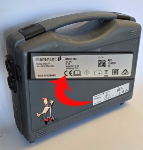 ACCU 700 24VDC 7,2Ah Ersatzwechsel Akku Marantec