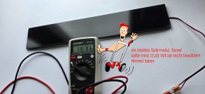 Ersatz Solar Panel / Modul für Baier Solar Rollladen