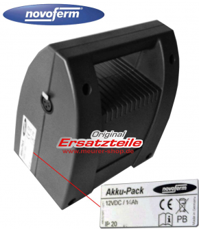 Akku Pack Ersatz, Austausch Accu für Novoferm NovoMatic 413 / 423 / 443