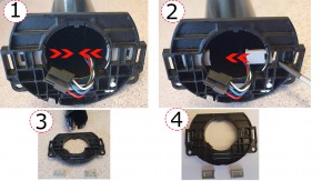 Velux SSL Halteplatte vom Motor gebraucht, mit 2 x Befestigungsklipse
