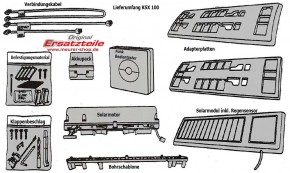 VELUX Solar Nachrüstset Fensteröffner KSX 100 für GGU und GGL, VL Dachfenster Bj. 1991 bis 2013