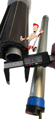 Mitnehmer für alten Roto ZRO RT2 Rollladen 37 mm verschraubt