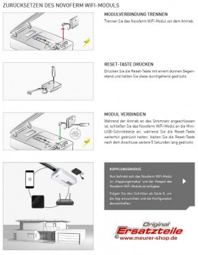Smart Home WiFi Modul für Novoferm und Tormatic Antriebe ab Bj. 2016
