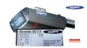 Motorkopf Aggregat Novoferm Novomatic 553 S, 700N mit LED