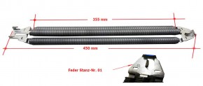 Nr. 01 Federpaket 3-Fach Siebau / Novoferm