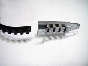 Zahnriemenschloß Novoport Metallklemme Anschluss Stück
