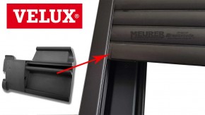 Führung, Stopper unten rechts für Velux Rollladen