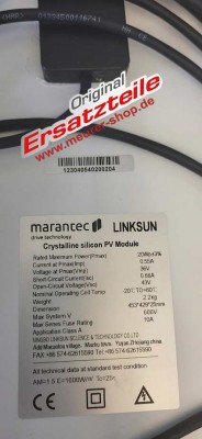 Nachrüstsatz Solarmodul für Marantec Comfort 211 und 260 accu