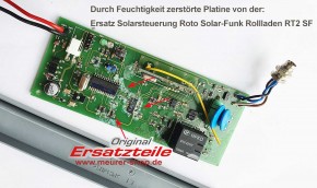 Ersatz Solarsteuerung Roto Solar-Funk Rollladen RT2 SF