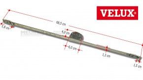 Velux Getriebe, unten für GPL u. GPU P.. bis U.. ab BJ. 2000