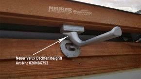 Fenster Griff Alufarben GPL Velux bis Bj. 1993