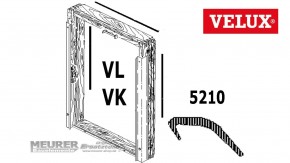 Velux Anschlagdichtung 5210 VL/VK Holz Dachfenster