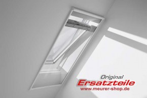 Original Velux InsektenSchutzRollo für Dachfenster, strapazierfähiges transparentes Glasfasergewebe, weiße Schienen aus Aluminium