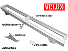 Verbindungskonsole, Kunststoff für Velux Griffleiste V22 ab Bj. 2013