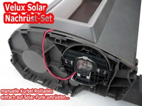 Solar Rollladen Akku, Motor, Velux Ersatzteil-Kitt ab Bj. 2000