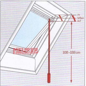 ZCT 200 Velux Teleskop Bedienungsstange