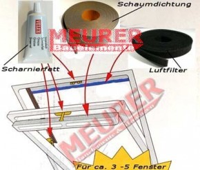 ZZZ 220 Velux Kombi-Pflege-Set für Holz und Kunststoff Dachfenster